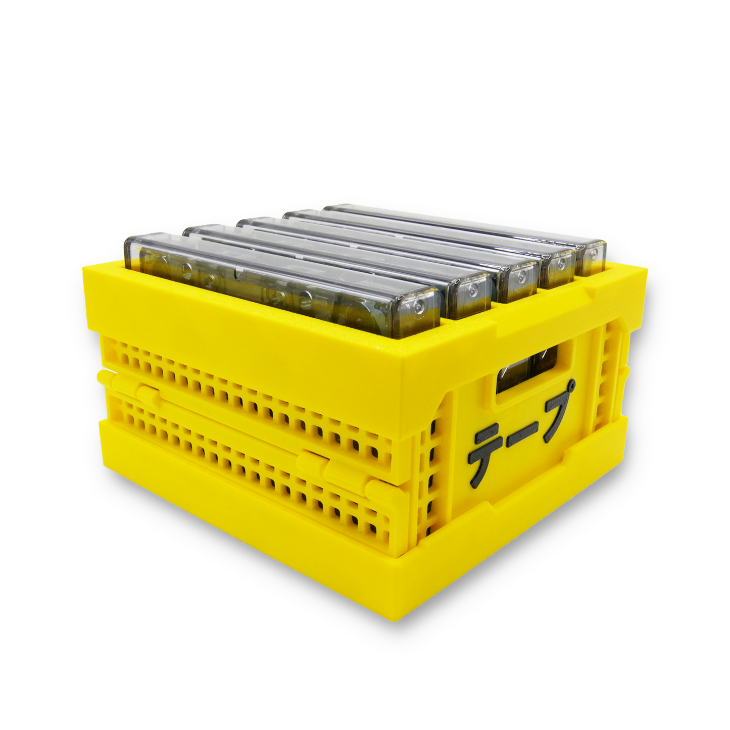 yellow collapsible cassette tape storage, cassette tape rack diy, cassette tape crate, cassette tape organizer, digital compact cassette, tape cassette 2, cassette vst,cassetes, disccog, cassette tape duplication services, tape duplication service