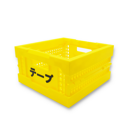 yellow collapsible cassette tape storage, cassette tape rack diy, cassette tape crate, cassette tape organizer, digital compact cassette, tape cassette 2, cassette vst,cassetes, disccog, cassette tape duplication services, tape duplication service