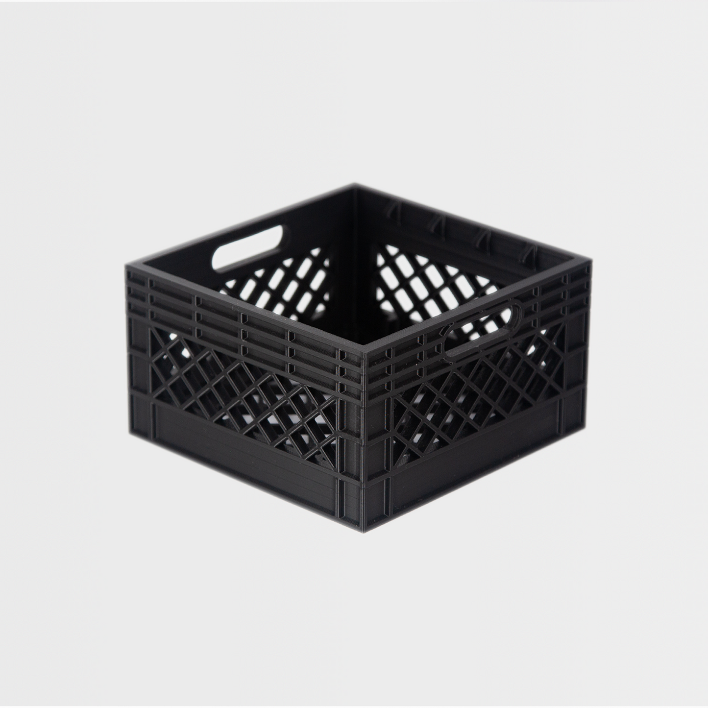 "Milk Crate" Storage Crate and Organizer for Compact Cassette Tapes